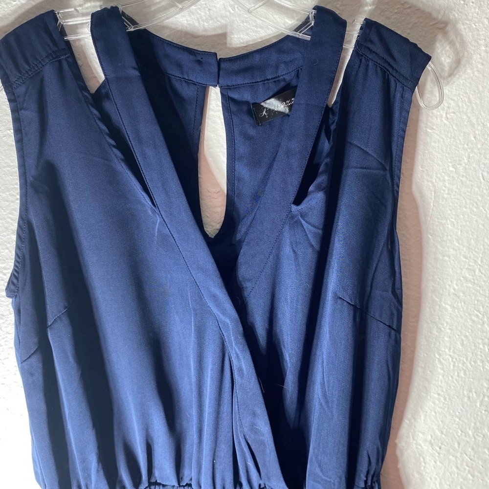 Bellizzi 1-piece jumpsuit navy XL women’s - Picture 2 of 5